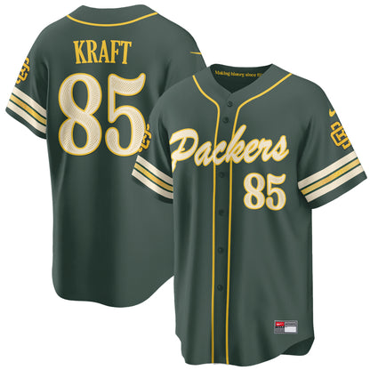 Green Bay Packers 2026 Rivalries Baseball Vapor Jersey - Stitched