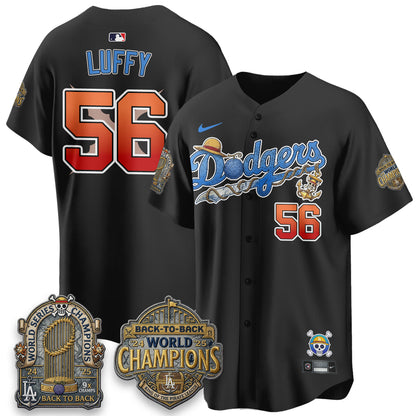 LAD x OP Japanese Cartoon Vapor Limited Jersey - Stitched