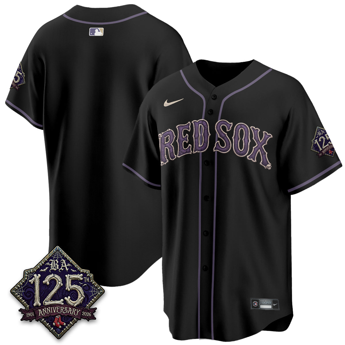 Boston Red Sox Nightmare Vapor Limited Jersey - Stitched