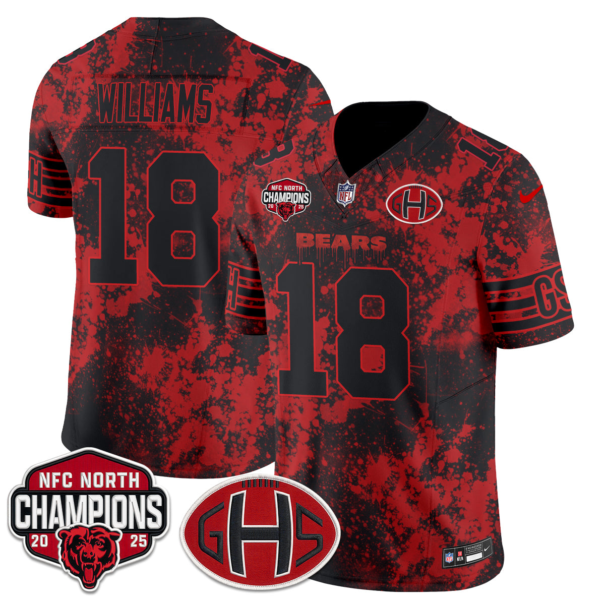 Chicago Bears 2026 Slasher Edition Vapor Jersey - Stitched
