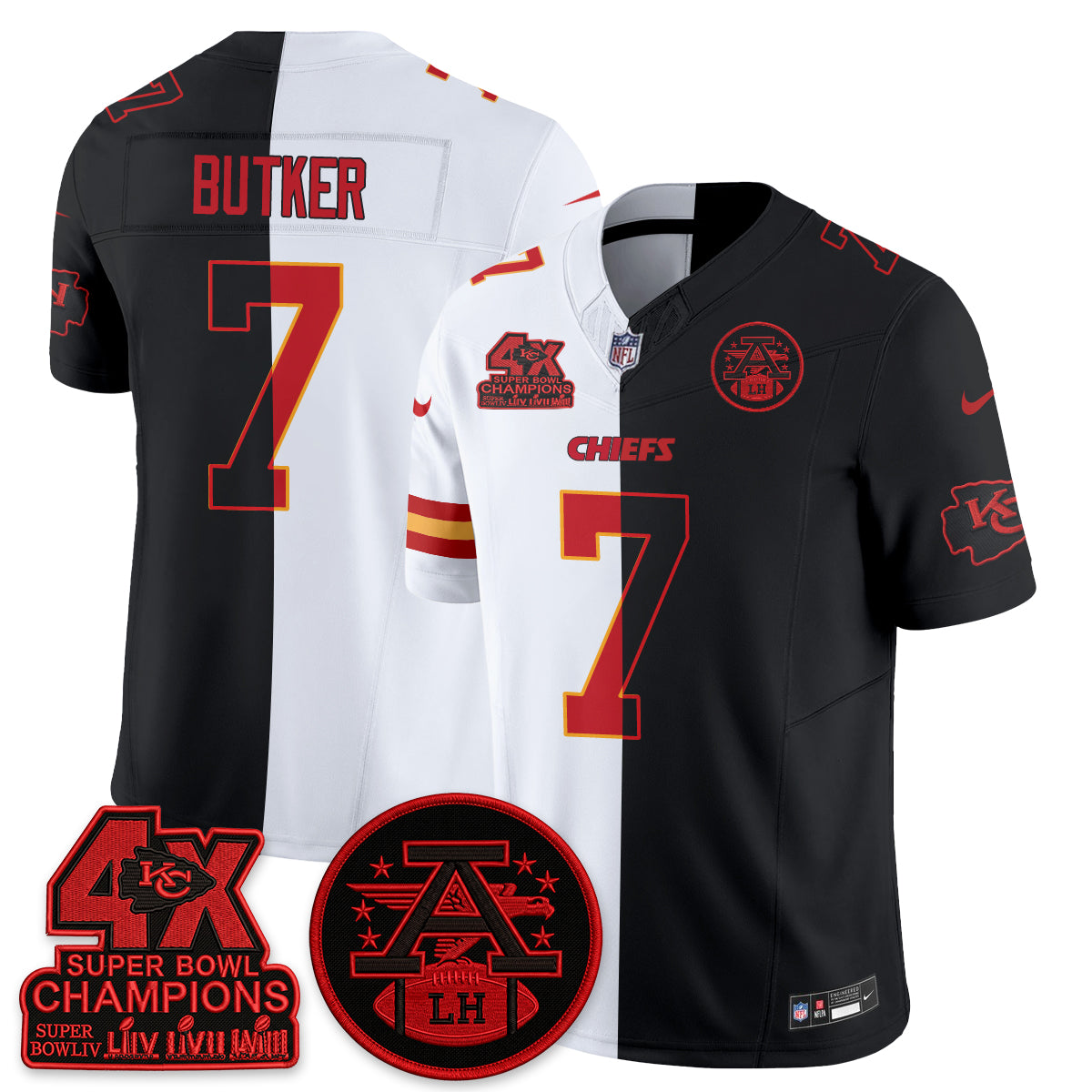 KC Split Edition Vapor Jersey - Stitched