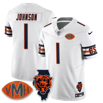 Chicago Bears Polar Bear Edition Vapor Jersey - Stitched