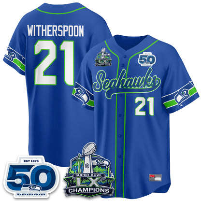 SEA SB LX Champs Vapor Baseball Jersey - Stitch