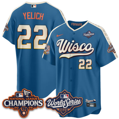 MIL 2026 NL Champions Vapor Jersey - Stitched n1