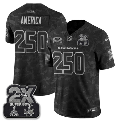 SEA 2026 Salute to Service Vapor Jersey - Stitched
