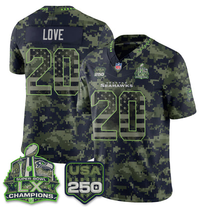 SEA 2026 Salute to Service Edition Vapor Jersey - Stitched n5