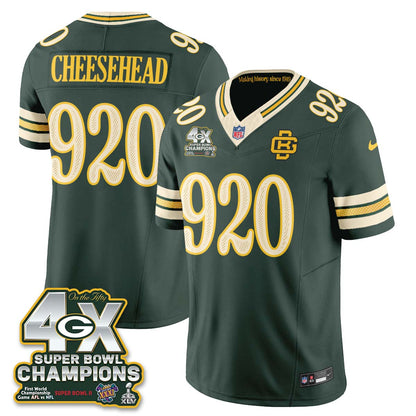 GB 2026 Rivalries 4X Champs Vapor Jersey - Stitched