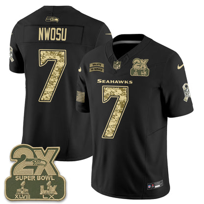 SEA 2026 Salute to Service Vapor Jersey - Stitched