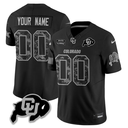 CU 2026 Salute to Service Vapor Custom Jersey - Stitched
