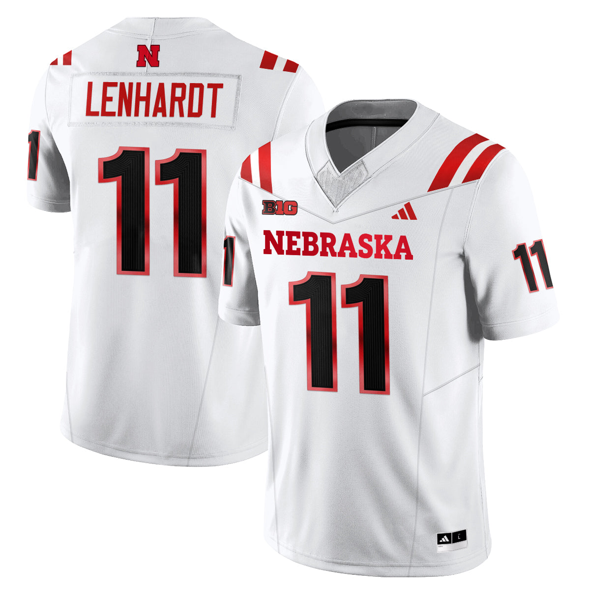 Nebraska Huskers 2026 "The Fire Rises" Vapor Jersey - Stitched