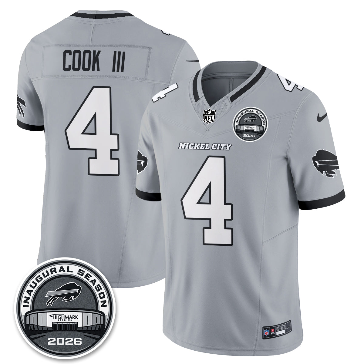 Buffalo Bills Nickel City Edition Vapor Jersey - Stitched