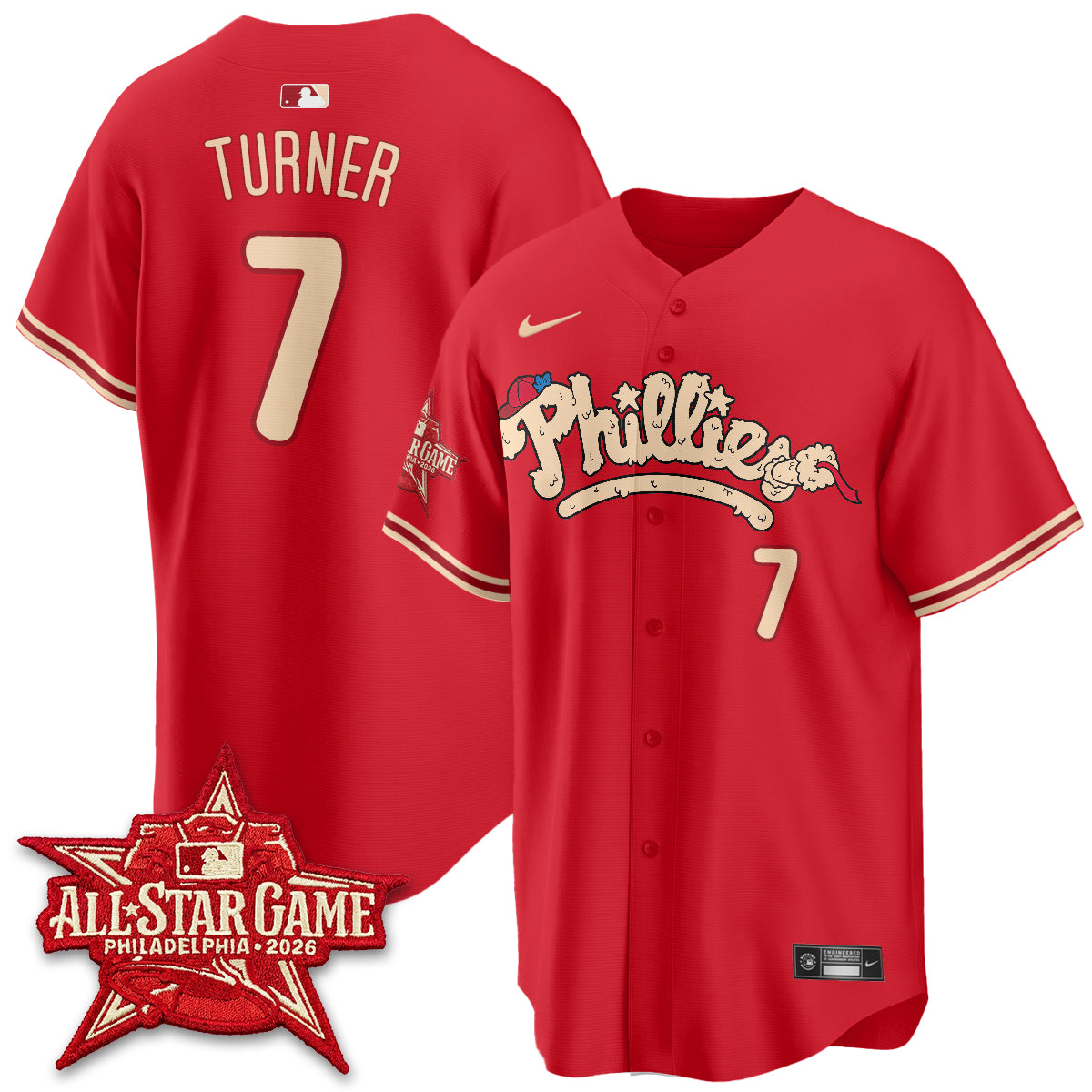Philadelphia Phillies All Star Game 2026 Vapor Limited Jersey - Stitched