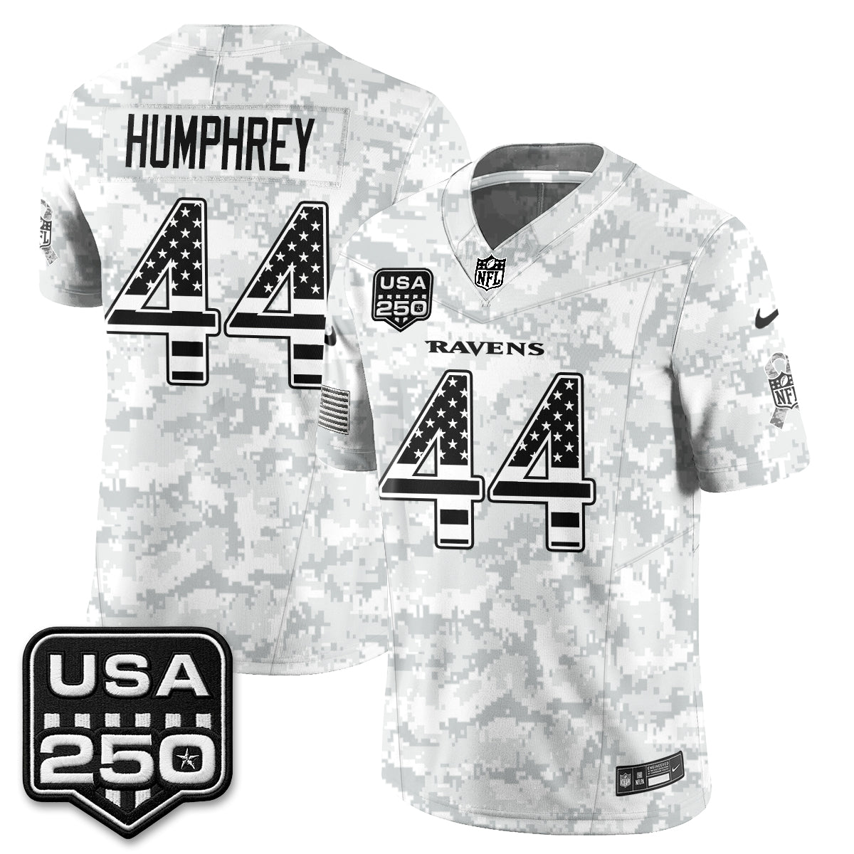 Baltimore Ravens 2026 Salute to Service Vapor Jersey - Stitched