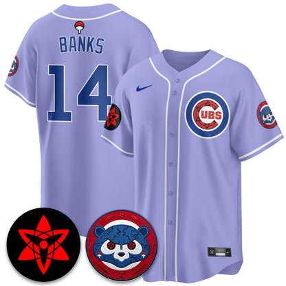 Chicago Cubs Uchiha Sasuke Vapor Limited Jersey - Stitched