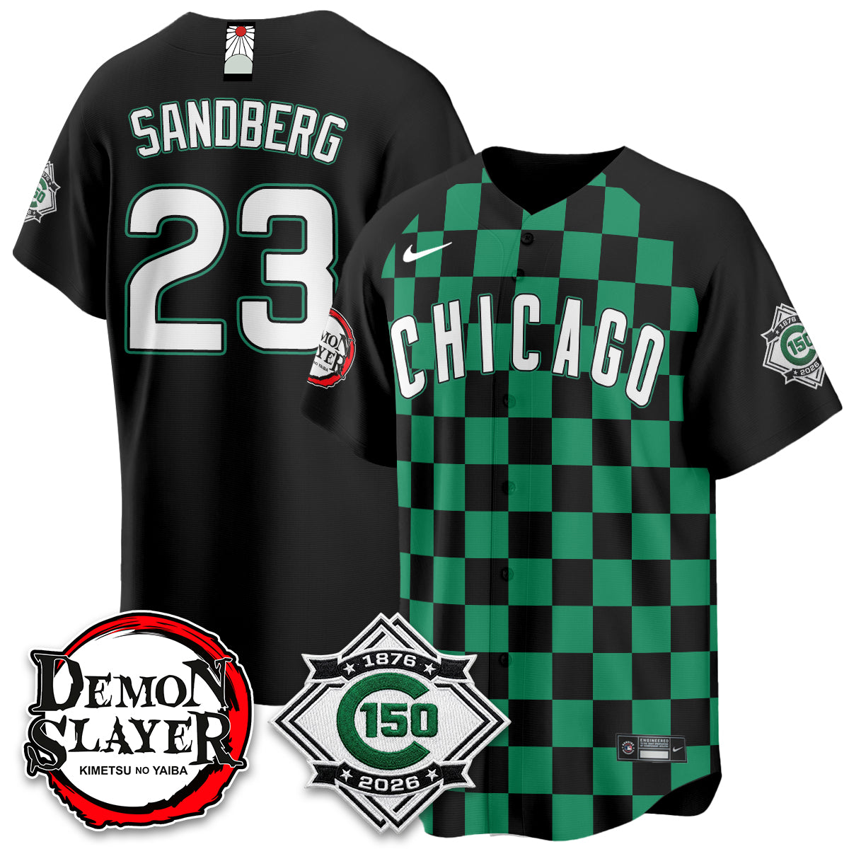Chicago Cubs Demon Slayer Vapor Limited Jersey - Stitched