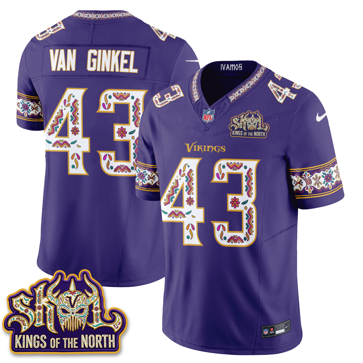 MIN  Latino Heritage Month Vapor Jersey - Stitched