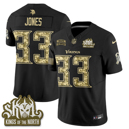 Minnesota Vikings 2026 Salute to Service V2 Vapor Jersey - Stitched