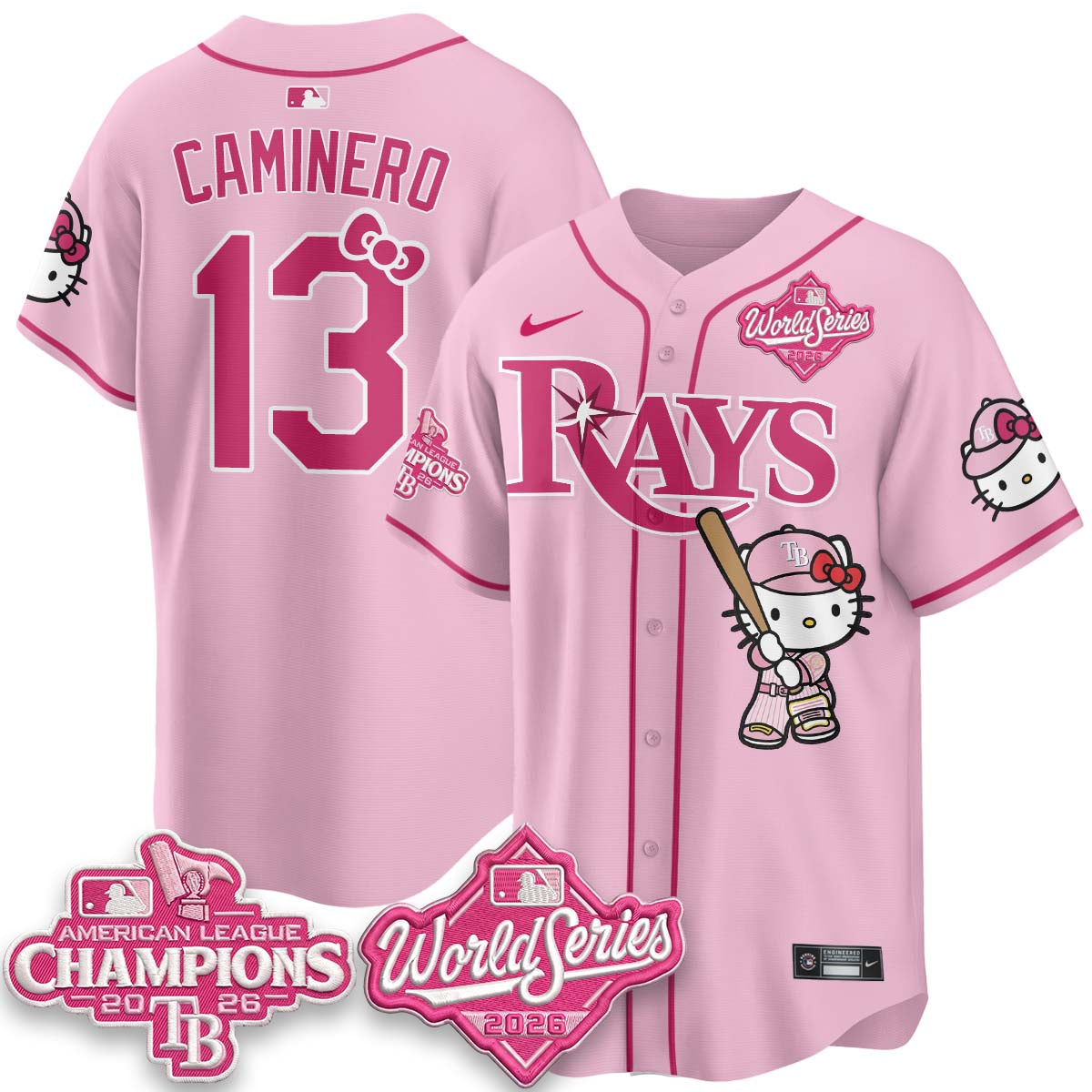 TB 2026 AL Champions x Meow KT Vapor Jersey - Stitched