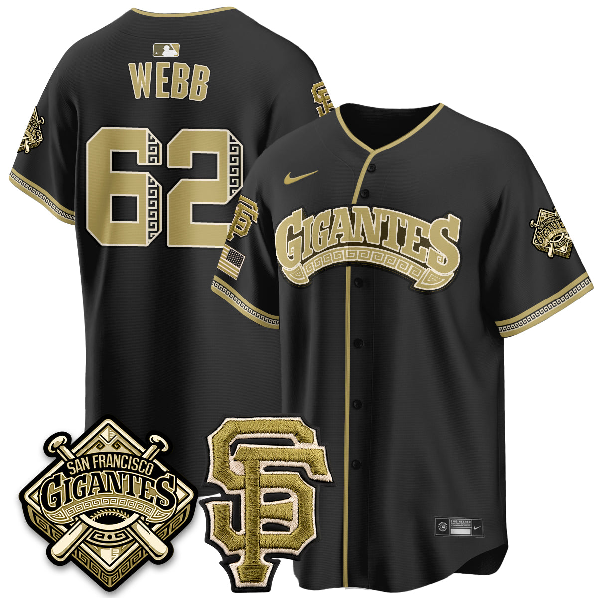 SF New Era Olive 2026 Armed Forces Day Jersey - All Stitched