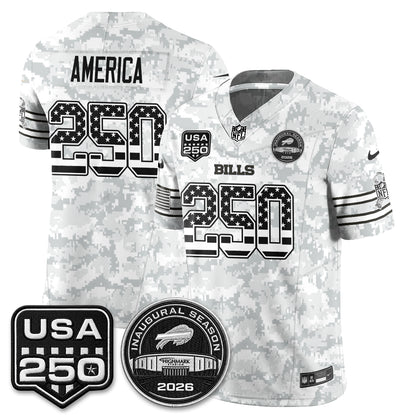 Buffalo Bills 2026 Salute to Service Edition Vapor Jersey - Stitched