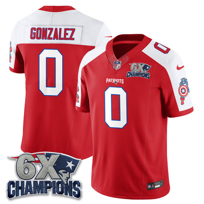 New England Patriots x Vibranium Shield Edition Vapor Jersey V2 - Stitched