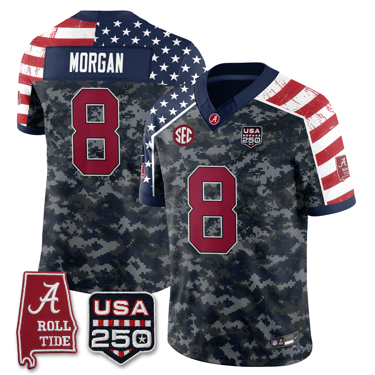 BAMA Camouflage Edition 2026 Vapor Limited Jersey - Stitched
