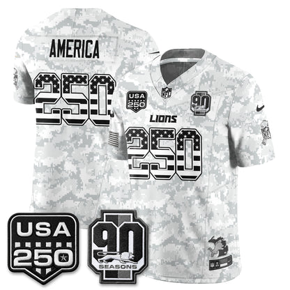 DET 2026 Salute to Service Vapor Jersey - Stitched