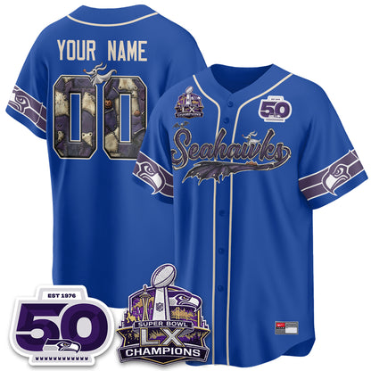 SEA 2026 Nightmare Edition Vapor Custom Baseball Jersey - Stitched