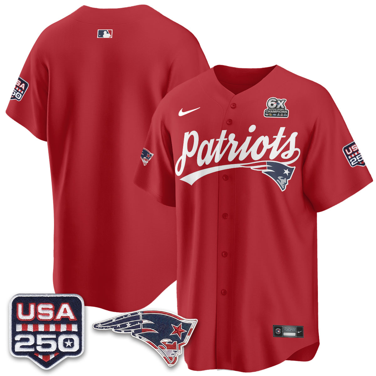 New England Patriots America Edition Vapor Jersey - Stitched