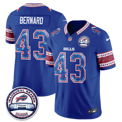 Buffalo Bills Xmas Edition Vapor Jersey - Stitched