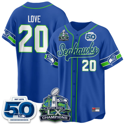 SEA SB LX Champs Vapor Baseball Jersey - Stitch