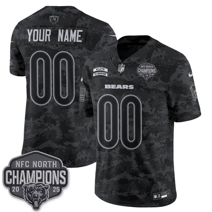 Chicago Bears 2026 Salute to Service V2 Vapor Custom Jersey - Stitched