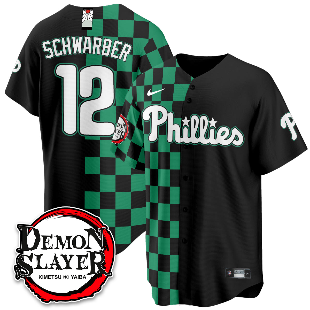 Philadelphia Phillies Demon Slayer Vapor Limited Jersey - Stitched