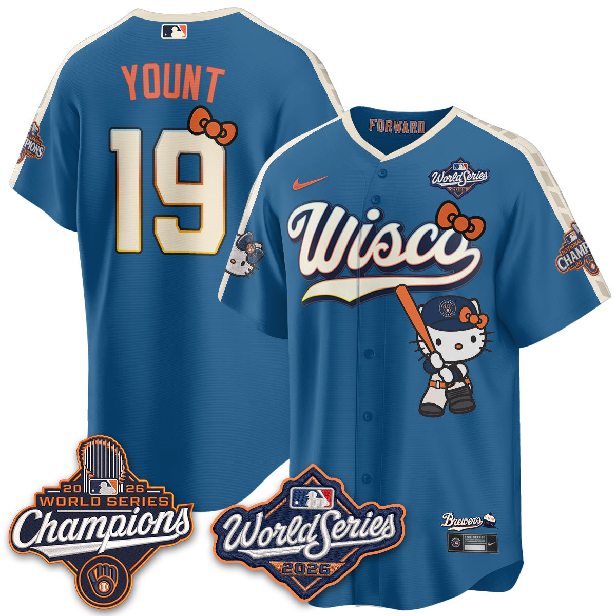 MIL 2026 WS Champions x Meow KT Vapor Jersey - Stitched