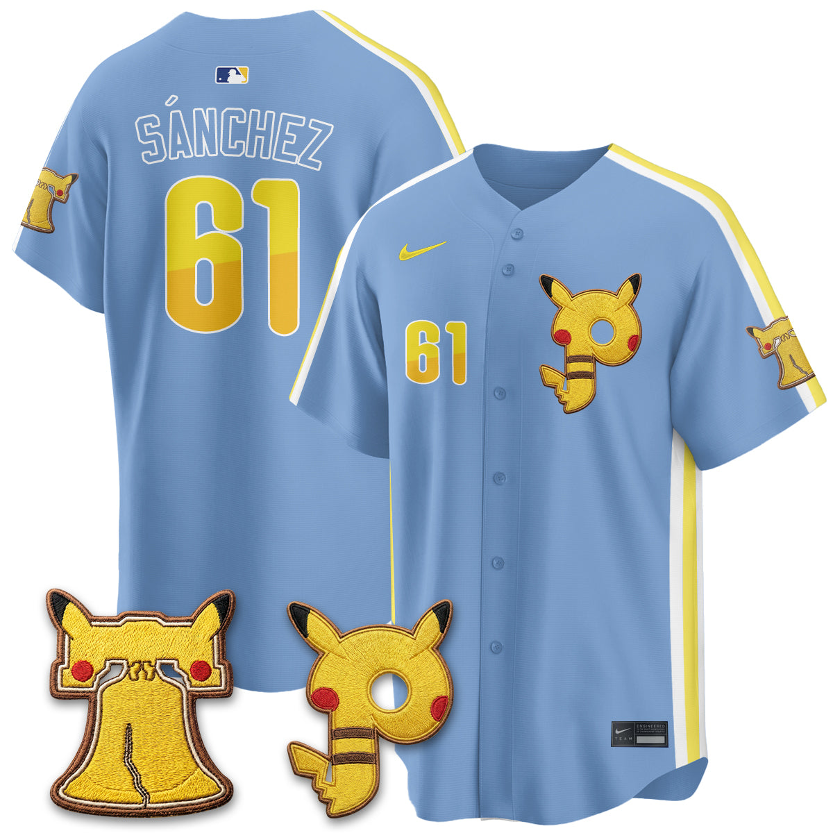 Philadelphia Phillies x PKM Edition Vapor Limited Jersey - Printed