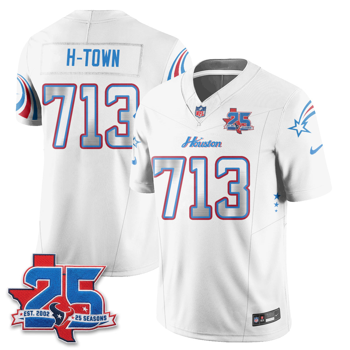 Houston Texans Fan Gear Edition Vapor Jersey (2) - Stitched
