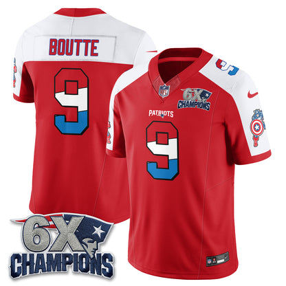 New England Patriots x Vibranium Shield Edition Vapor Jersey V2 - Stitched