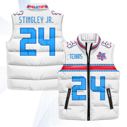 Houston Texans 2026 Rivalries Puffer Vest - Printed