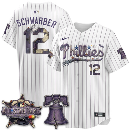 Philadelphia Phillies Nightmare Edition Vapor Jersey - Printed