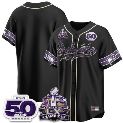 SEA 2026 Nightmare Edition Vapor Baseball Jersey - Stitched