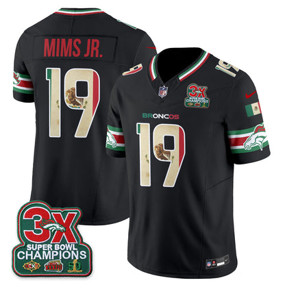 Denver Broncos Mexico Edition Vapor Jersey - Stitched