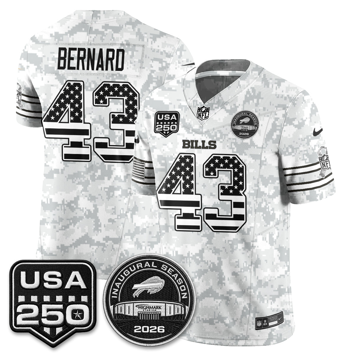 Buffalo Bills 2026 Salute to Service Edition Vapor Jersey - Stitched