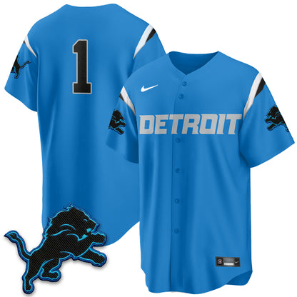 Detroit Lions 2026 Rivalries Baseball Vapor Jersey - Stitched