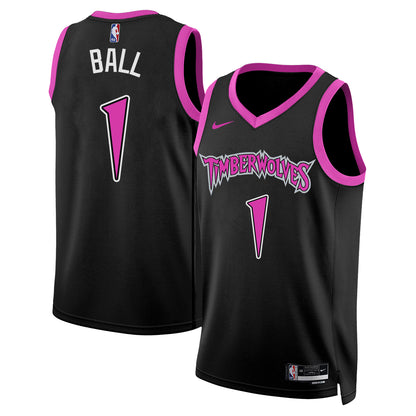 Minnesota Timberwolves #1 of Minnesota LaMelo Ball Jersey - Stitched