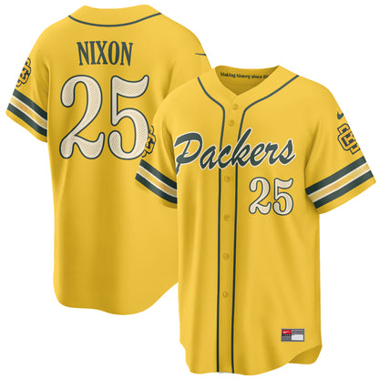 Green Bay Packers 2026 Rivalries Baseball Vapor Jersey - Stitched