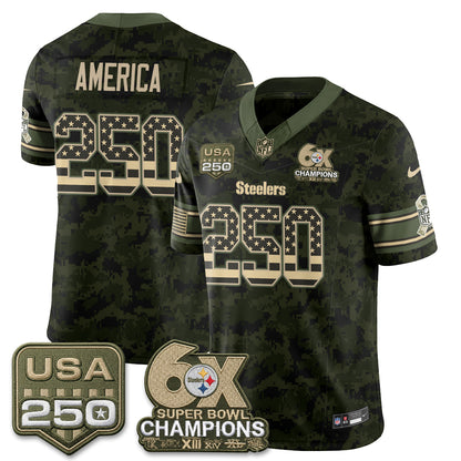 Pittsburgh Steelers 2026 Salute to Service Edition Vapor Jersey - Stitched