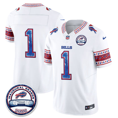 Buffalo Bills Xmas Edition Vapor Jersey - Stitched