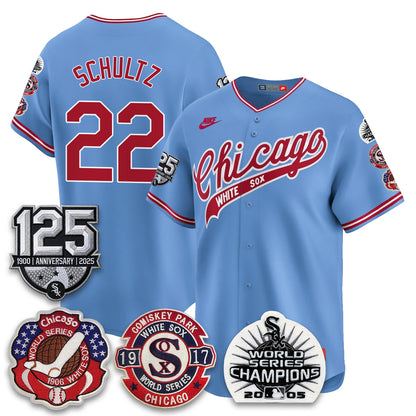 CWS 125th Anniversary - W.S Champions Edition Vapor Jersey - Stitched