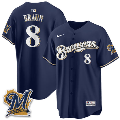 Milwaukee Brewers "Legacy Edition" Vapor Jersey - Stitched