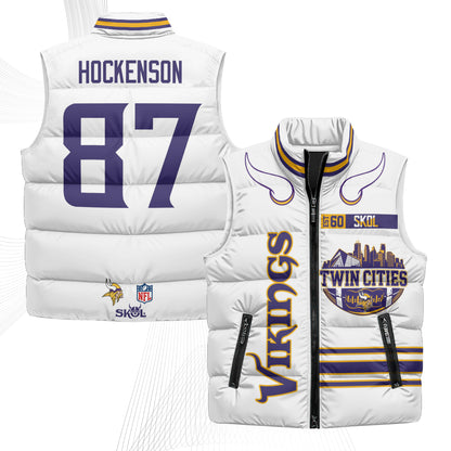 MIN Twin City Puffer Vest - Printed
